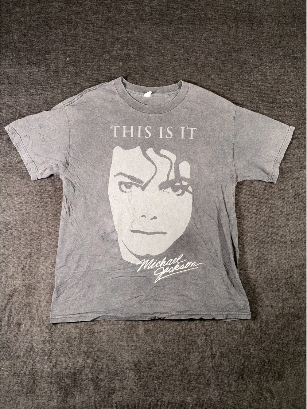 Vintage 2009 Michael Jackson This Is It Graphic T-Shirt, Size Large